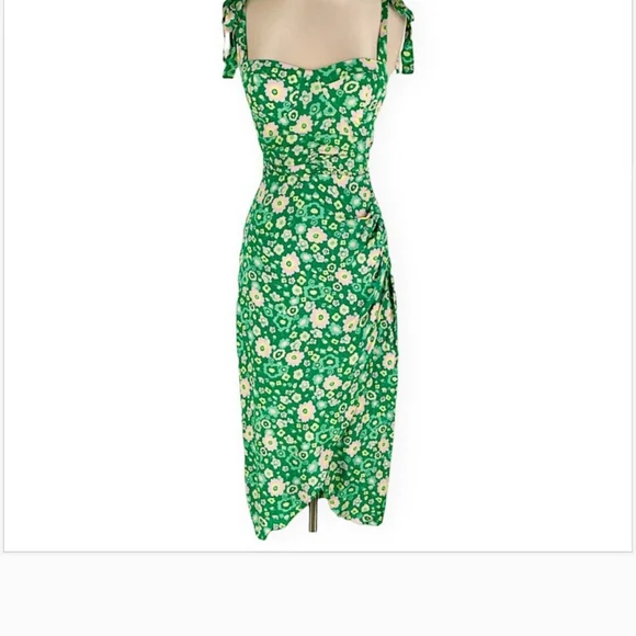 green emerald velvet dress Green Floral Ruched Backless Slip Maxi Dress & Reviews - Green - Dresses